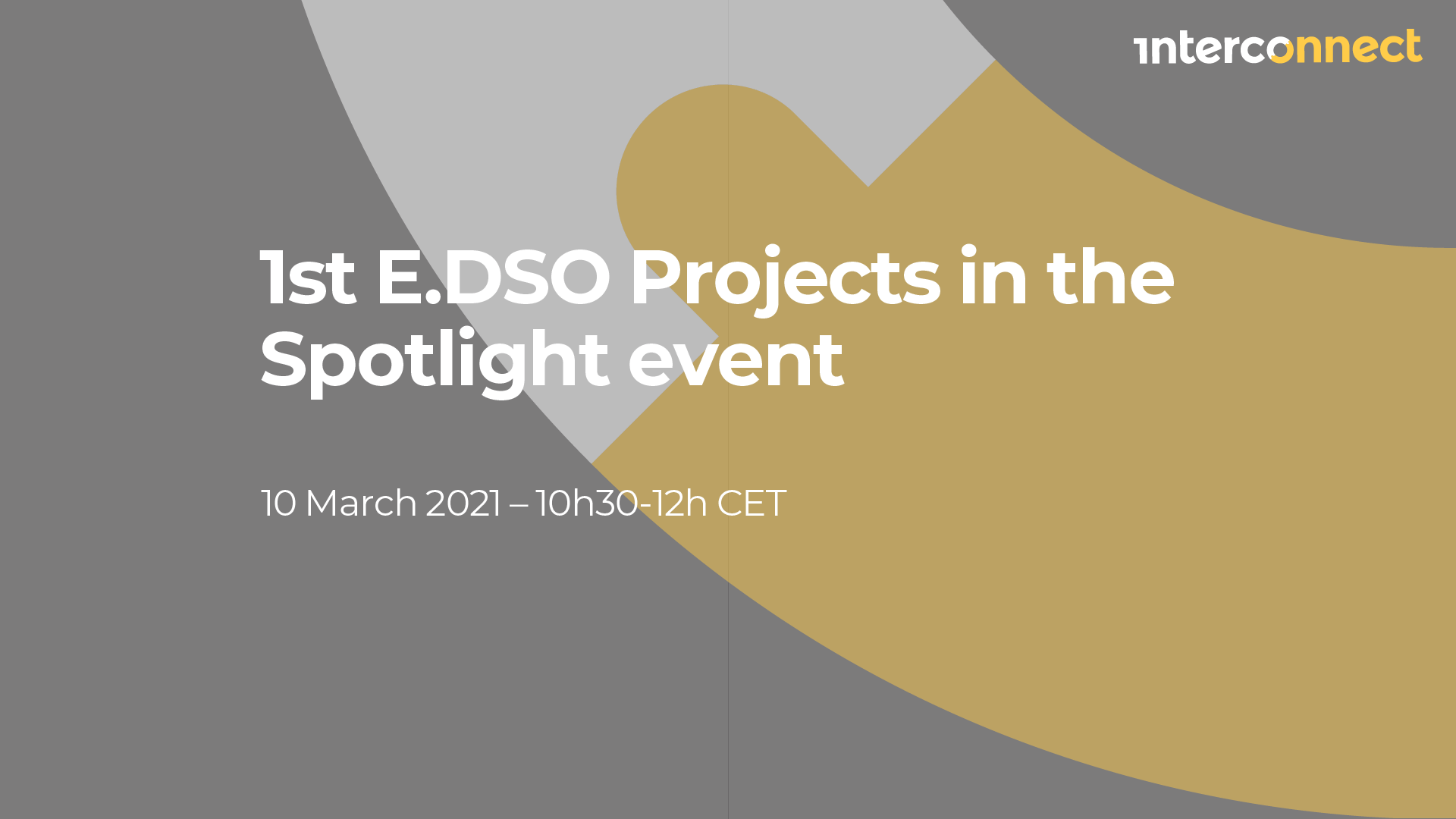 1st E.DSO Projects in the Spotlight event